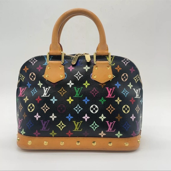 LOUISVUITTON Monogram Multi Color Noir Alma M92646 W/Bag - Picture 5 of 16